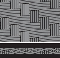 Multiplex weave mesh drawing