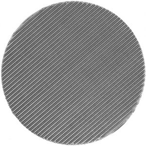 Circular wire mesh single screen filter