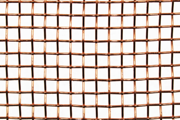 Copper woven wire mesh - 8 x 0.63mm