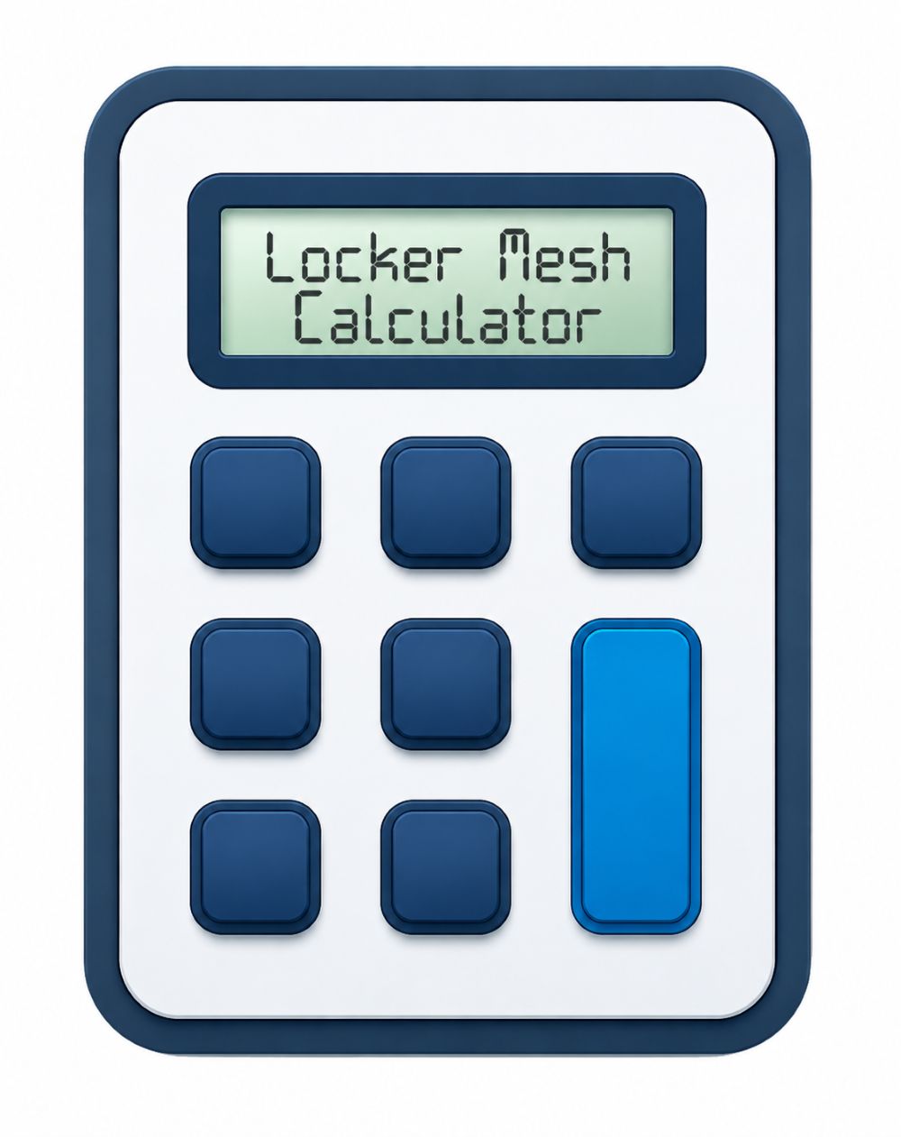 Locker's wire mesh calculator
