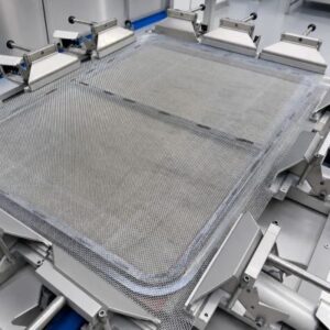 A screen during the re-meshing process