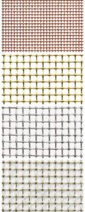 Woven wire mesh is available in many different metals and alloys