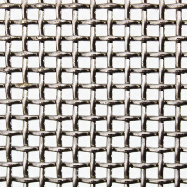 Heavy duty stainless steel woven wire mesh - 6 x 1.6mm 